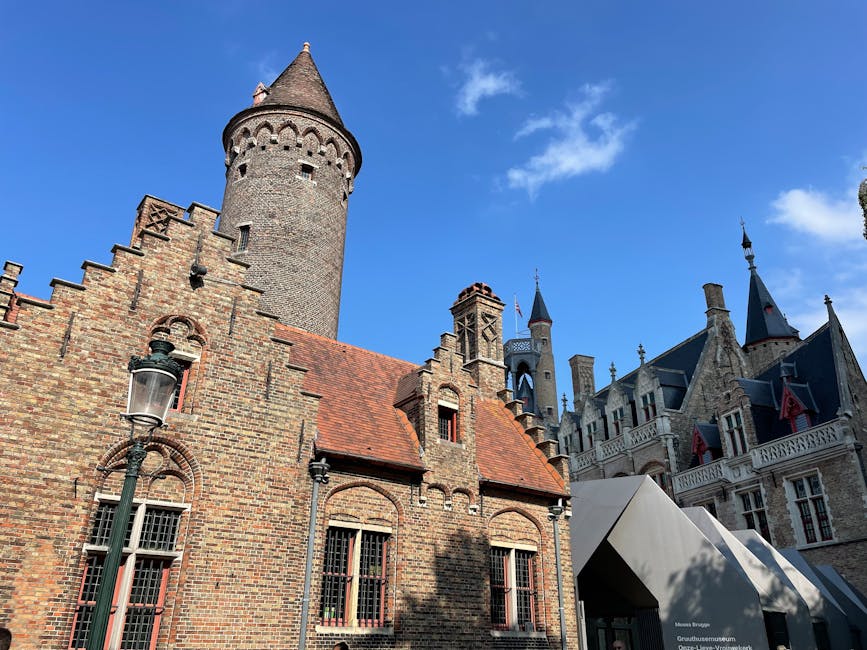 Belgian Comic Strip Centre Brussels — best stunning brick architecture in Brussels Belgium museum building