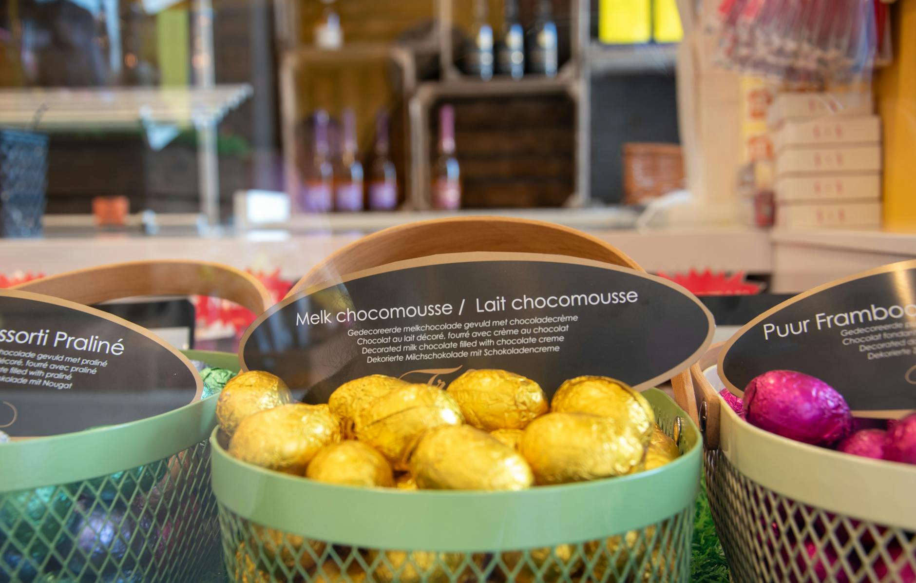 Artisan Belgian chocolate pralines — Brussels is the chocolate capital of the world