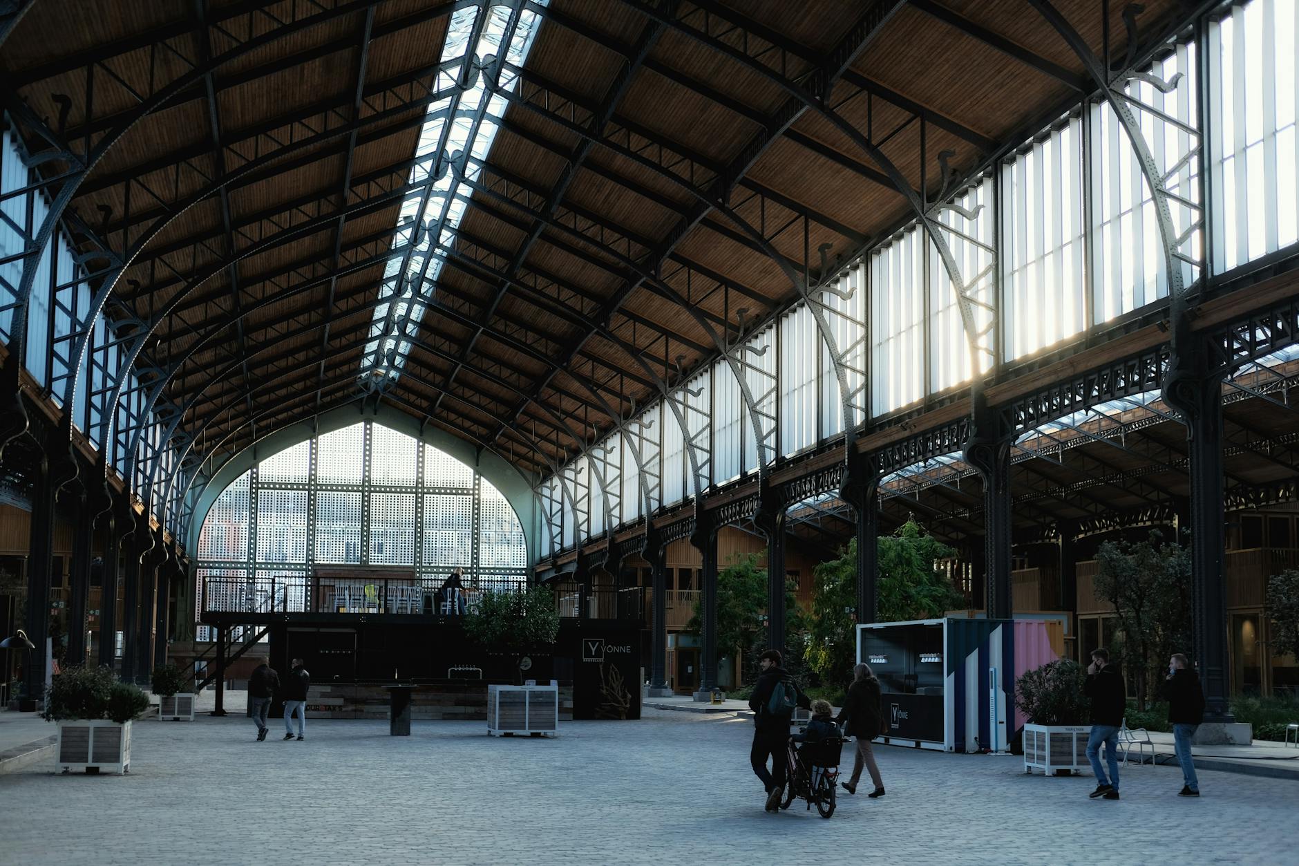 The historic Halles Saint-Géry market hall in central Brussels