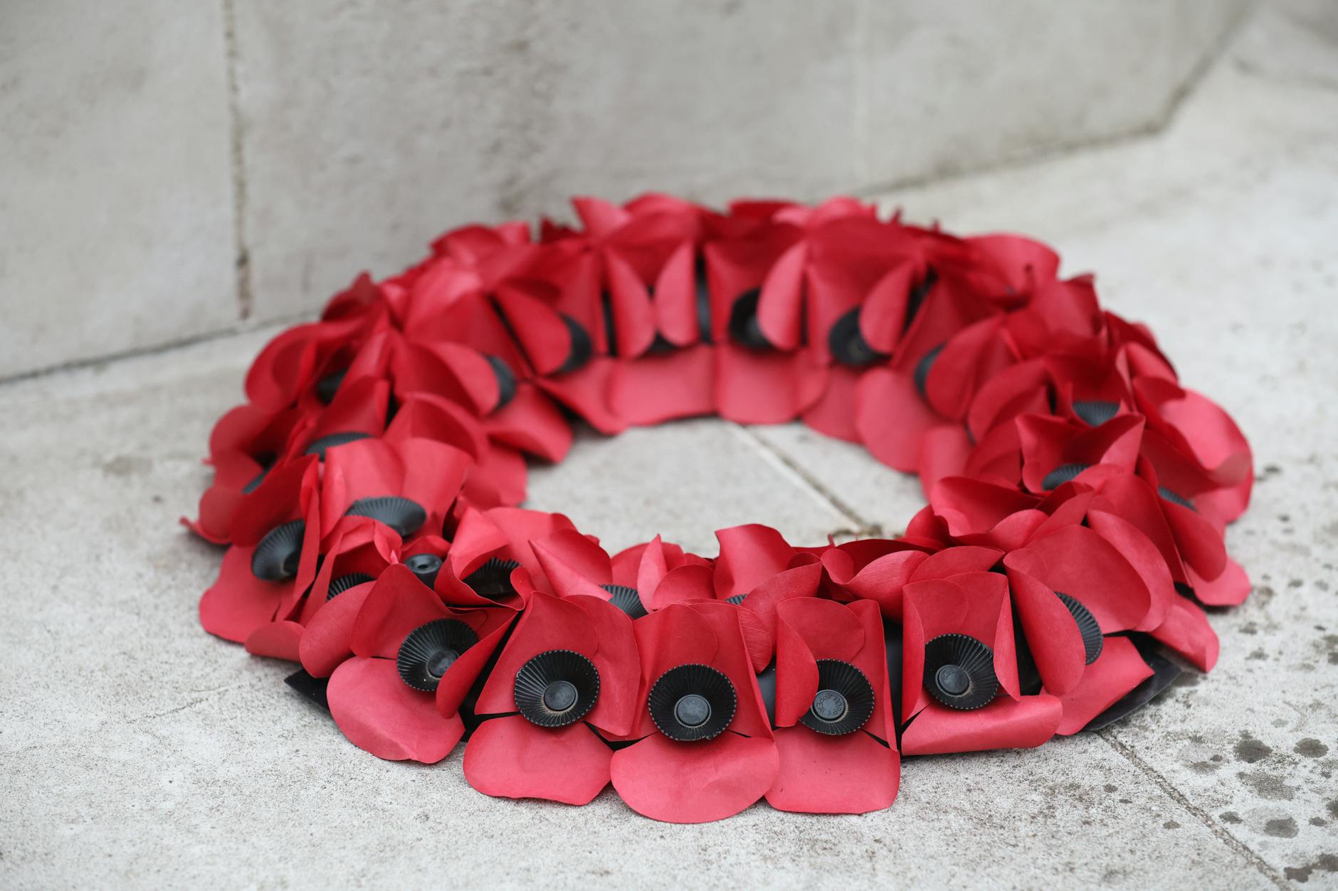 Ypres Flanders Fields poppies and war memorial Belgium