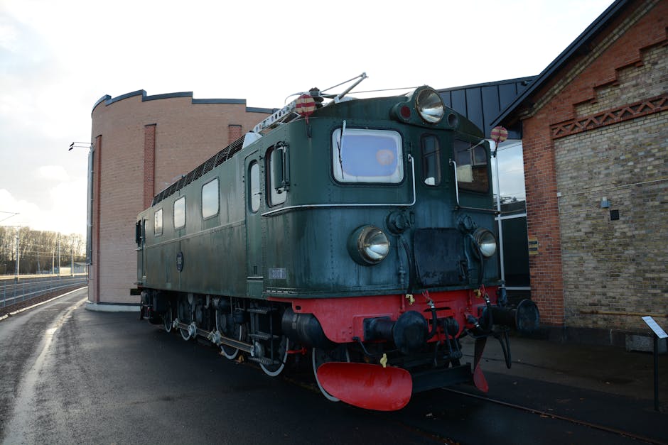 Train World Brussels — best classic diesel locomotive displayed outdoors near railway museum building